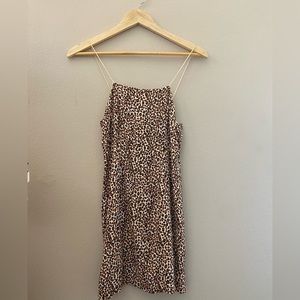 Leopard print dress